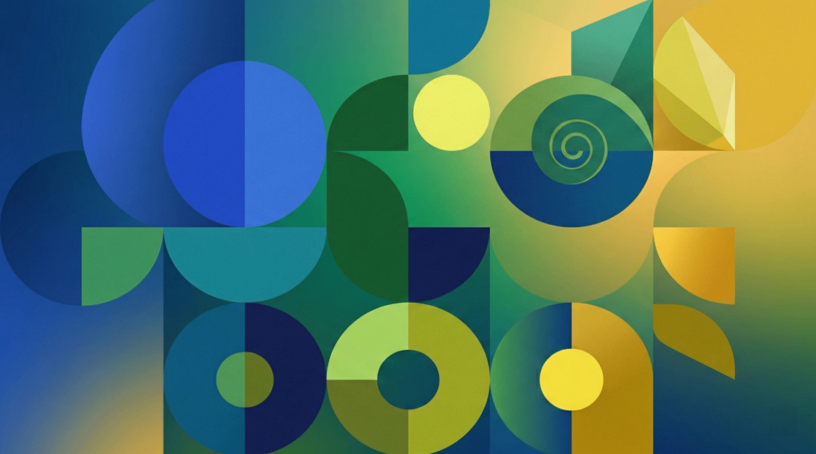 Modern Geometric Color Abstract PowerPoint Background AI Prompt
