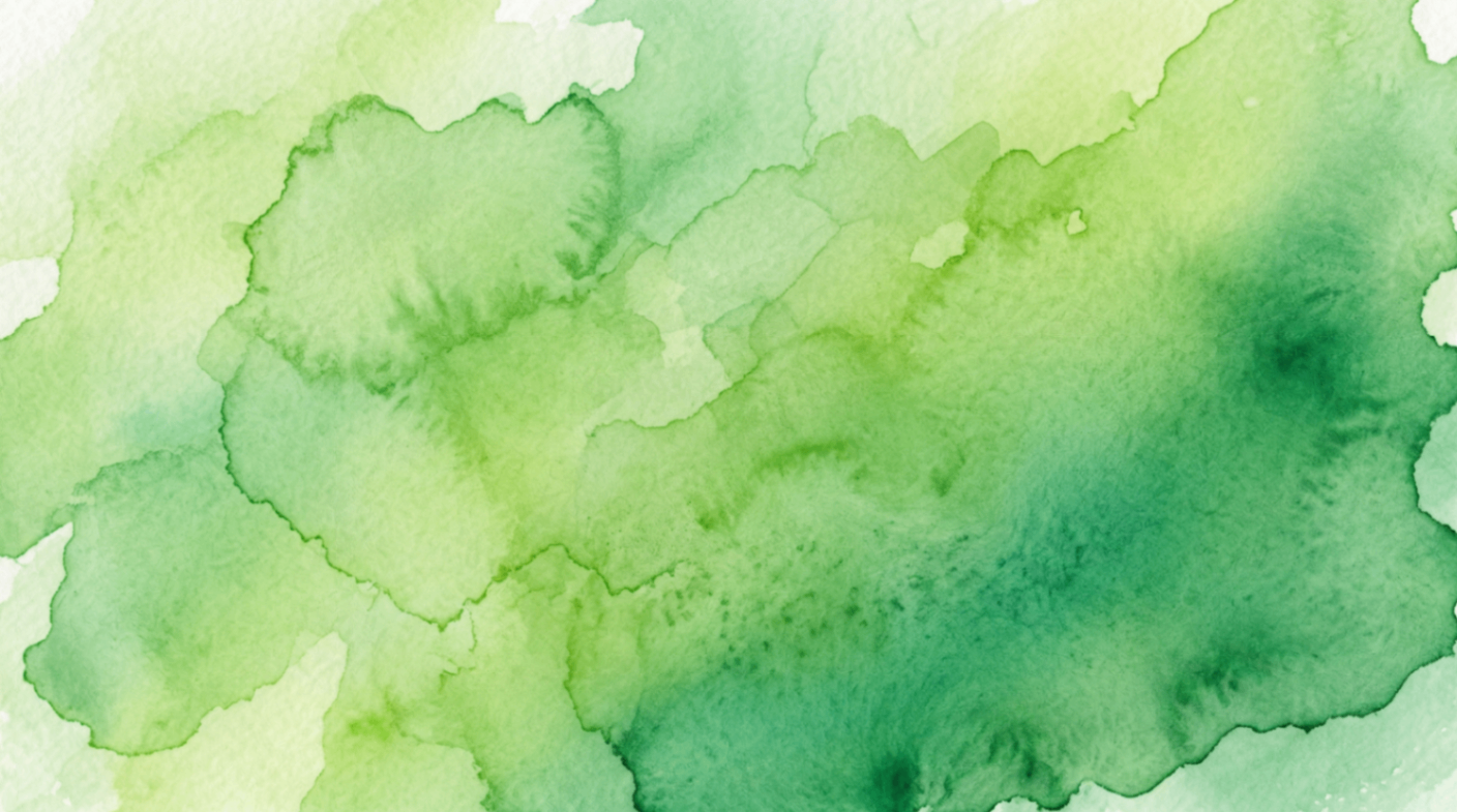 Gradient Green Watercolor PowerPoint Background AI Prompt