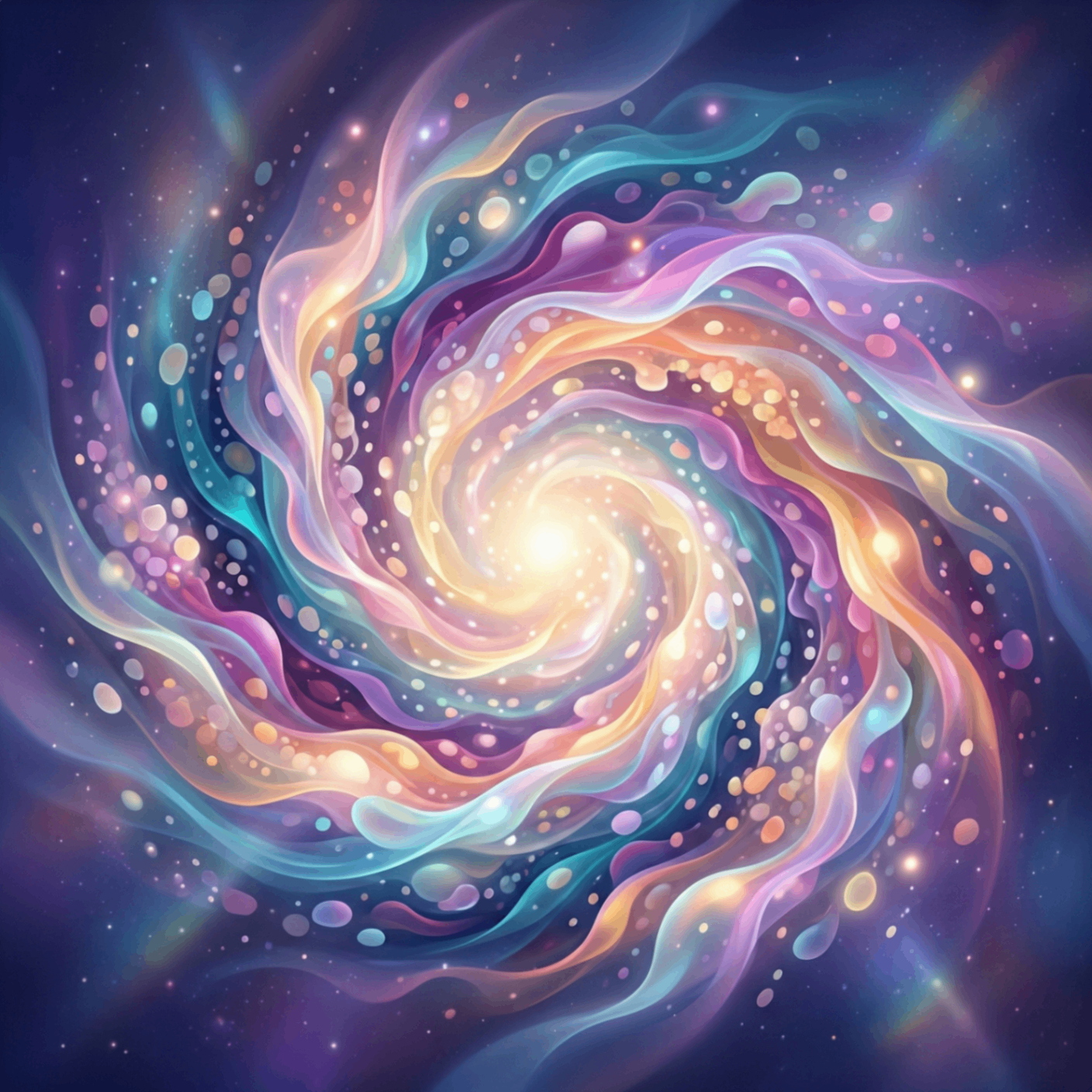 Swirling Dreamlike Galaxy AI Prompt